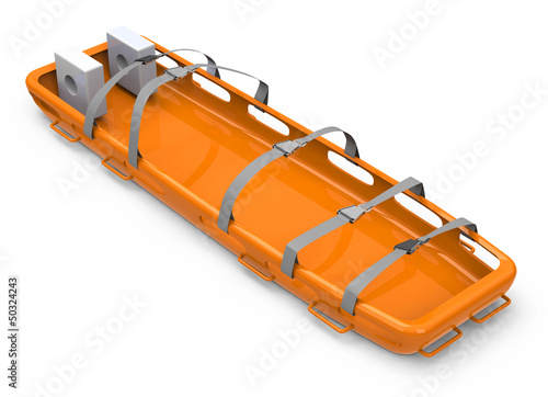Illustration: Die Rettungsliege Die Rettungsliege