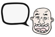 Talk face man