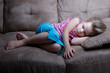 Resting away on the couch