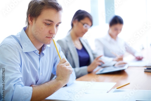 Photo: Busy students Busy students
