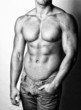 Well trained male body's perfection