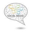 Vector: social media network social media network