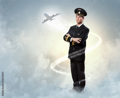 Photo: Image of male pilot Image of male pilot