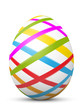 Vector: Osterei, Ostern, Ei, Streifen, gestreift, Linien, Deko, Symbol Osterei, Ostern, Ei, Streifen, gestreift, Linien, Deko, Symbol
