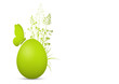 Vector: Osterei, Ostern, Ei, Schmetterling, Gras, Elegant, sinnlich, 3D Osterei, Ostern, Ei, Schmetterling, Gras, Elegant, sinnlich, 3D