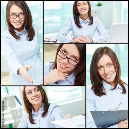 Photo: Elegant secretary Elegant secretary