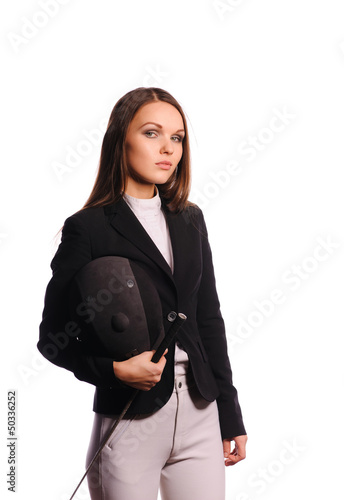Photo: strict jockey with thin switch strict jockey with thin switch
