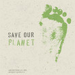 Vektor: Save our planet poster. Vector, EPS10 Save our planet poster. Vector, EPS10