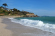 Swanpool Beach in Falmouth Cornwall England.