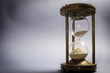time concept with hourglass