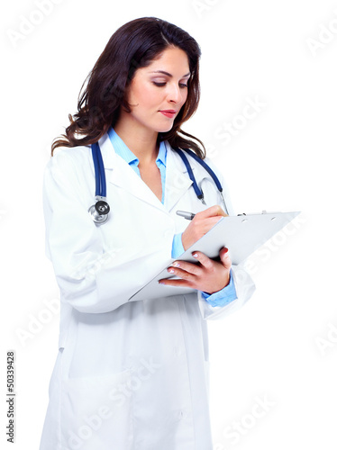 Photo: Doctor woman. Doctor woman.