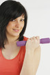JEUNE FEMME SPORT - HALTERE