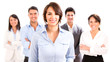 Business woman with her team