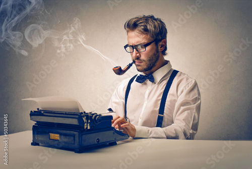 Photo: writer writer