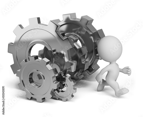 Illustration: Invasion a gear wheels Invasion a gear wheels