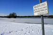 Eiswarnung - Lebensgefahr
