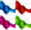 Flowing lines modern design templates