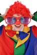 Foto: Clown mit übergroßer Brille Clown mit übergroßer Brille