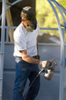 Spray Painting Worker
