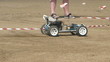 Remote control car coming around