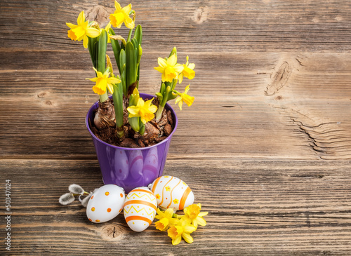Photo: Easter composition Easter composition