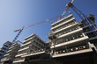 Photo: construction site with cranes construction site with cranes