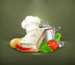 Cooking illustration, vector