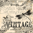Vintage collage background