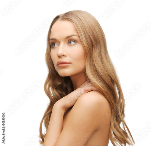 Photo: beautiful woman with long hair beautiful woman with long hair