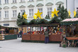 Christmas Market (christkindlmarket) with stalls in Augsburg