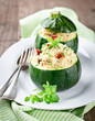 Zucchinis the stuffed Couscous