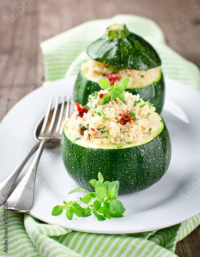 Photo: Zucchinis the stuffed Couscous Zucchinis the stuffed Couscous