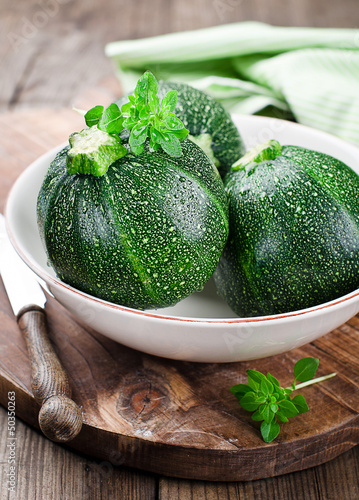 Photo: round zucchini round zucchini