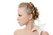 Photo: The beautiful woman in retro style The beautiful woman in retro style