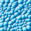 Blue abstract stained glass mosaic background