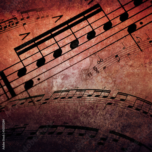 Photo: grunge music notes grunge music notes