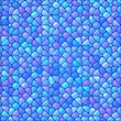 Blue abstract stained glass mosaic background