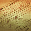 abstract music notes