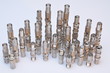 Connectors to connect coaxial rf cable