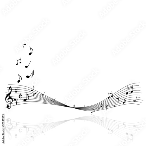 Vector: Musik Noten Notenschlüssel Musik Noten Notenschlüssel