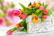 Foto: Tulpenkorb Tulpenkorb