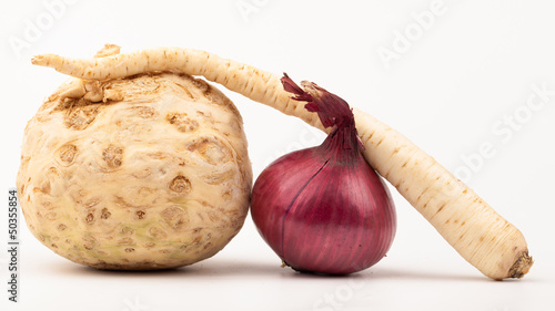 Photo: vegetables isolated on white vegetables isolated on white
