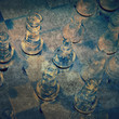 Photo: grunge chess game grunge chess game