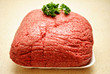 Fresh Purchased Hamburg with Parsley