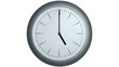 Clock Time Lapse of 12 Hours with Alpha Channel