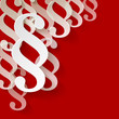 Paragraf Papier Muster Hintergrund ROT