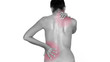 Photo: Woman massaging her back Woman massaging her back