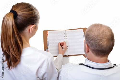 Photo: Dates meeting between doctors Dates meeting between doctors