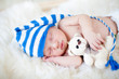 sleeping baby boy
