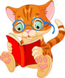 Vettoriale: Cute Kitten Education Cute Kitten Education